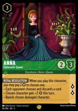Anna - Diplomatische Königin 5SSK-85 Legendary Near Mint Deutsch