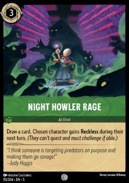 Wut der Könige der Nacht 5SSK-95 Common Excellent Deutsch Foil