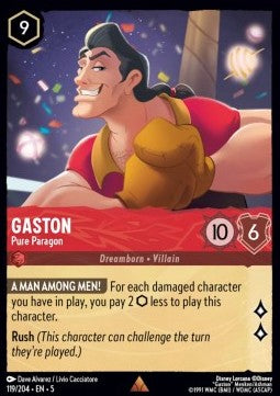 Gaston - Redlich, solid, tadellos 5SSK-119 Rare Near Mint Deutsch Foil