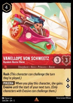 Vanellope von Schweetz - Random Roster Racer 5SSK-124 Rare Excellent Englisch