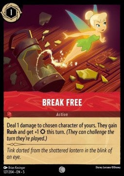 Break Free 5SSK-127 Common Excellent Englisch Foil