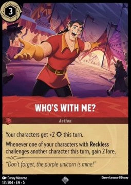 Who's With Me? 5SSK-131 Super Rare Excellent Englisch