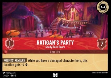 Ratigan's Party - Seedy Back Room 5SSK-136 Uncommon Excellent Englisch Foil