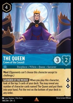 The Queen - Crown of the Council 5SSK-148 Rare Excellent Englisch