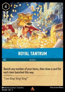 Royal Tantrum 5SSK-161 Rare Excellent Englisch