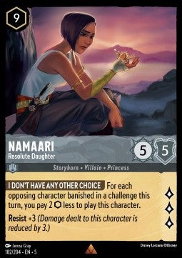 Namaari - Entschlossene Tochter 5SSK-182 Rare Near Mint Deutsch
