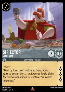 Sir Ector - Castle Lord 5SSK-188 Rare Excellent Englisch