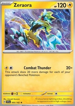 Zeraora SCR-055 Rare Near Mint Deutsch Reverse Holo