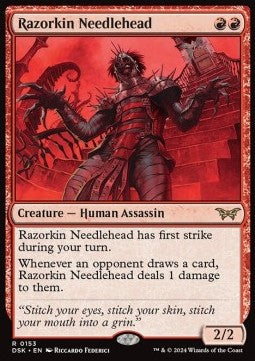 Razorkin Needlehead DSK-153 Rare Excellent Englisch Foil