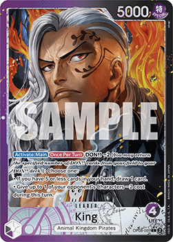 King (OP08-057) (V.2) OP08 Alternate Art GD Englisch