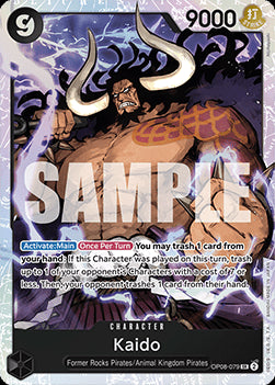 Kaido (OP08-079) (V.1) OP08 Super Rare Near Mint Englisch