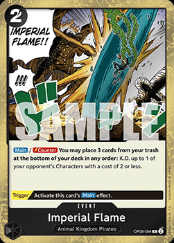 Imperial Flame (OP08-094) OP08 Rare Near Mint Englisch