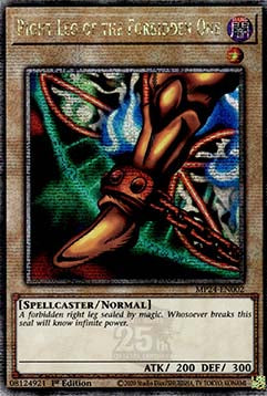 Right Leg of the Forbidden One MP24-002 Quarter Century Secret Rare Near Mint Englisch 1. Auflage