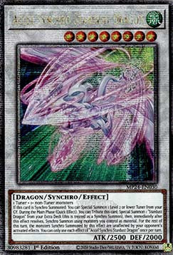 Schnellsynchro-Sternenstaubdrache MP24-030 Quarter Century Secret Rare Near Mint Deutsch 1. Auflage