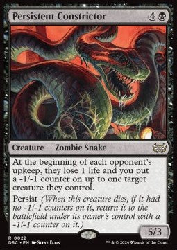 Persistent Constrictor DSC-22 Rare Excellent Englisch