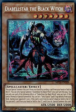 Diabellstar die schwarze Hexe MP24-DE109 Secret Rare Near Mint Deutsch 1. Auflage