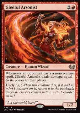 Gleeful Arsonist DSC-27 Rare Excellent Englisch