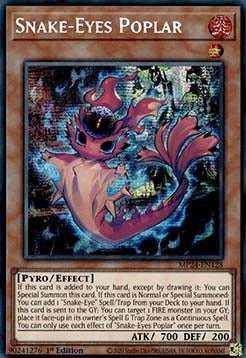 Schlangenauge Pappel MP24-128 Secret Rare Near Mint Deutsch 1. Auflage