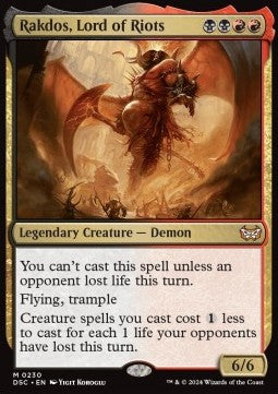Rakdos, Lord of Riots DSC-230 Mythic Excellent Englisch