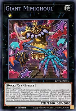 Riesiger Mimighul ROTA-DE093 Secret Rare Excellent Deutsch 1. Auflage