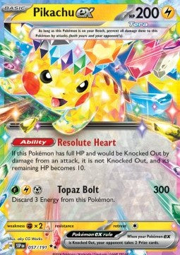 Pikachu ex SSP-057 Double Rare Excellent Deutsch