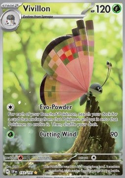 Vivillon SSP-193 Illustration Rare Excellent Deutsch