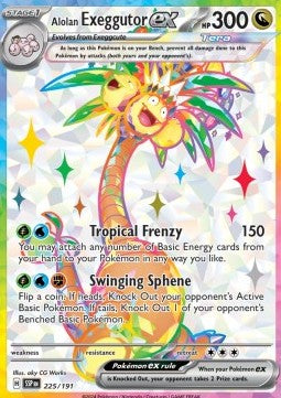 Alola-Kokowei ex SSP-225 Ultra Rare Boosterfrisch Deutsch