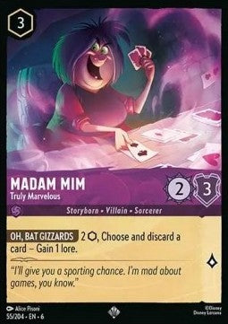 Madam Mim - Truly Marvelous 6AZS-55 Super Rare Near Mint Englisch