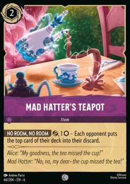 Mad Hatter's Teapot 6AZS-66 Common Excellent Englisch Foil