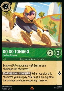 Go Go Tomago - Darting Dynamo 6AZS-73 Rare Near Mint Englisch