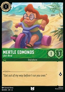 Mertle Edmonds - Lilo's Rival 6AZS-82 Uncommon Excellent Englisch Foil