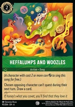 Heffalumps and Woozles 6AZS-95 Common Excellent Englisch Foil