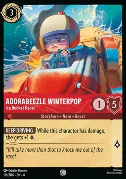 Adorabeezle Winterpop - Eisraketen-Rennfahrerin 6AZS-116 Common Near Mint Deutsch Foil