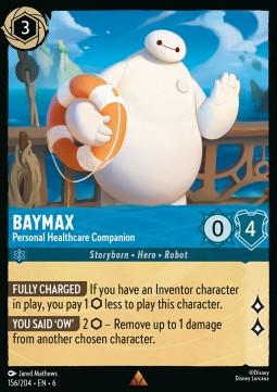 Baymax - Personal Healthcare Companion 6AZS-156 Rare Excellent Englisch