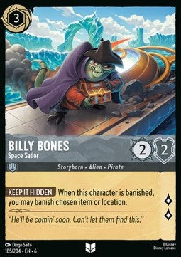 Billy Bones - Space Sailor 6AZS-185 Uncommon Excellent Englisch Foil