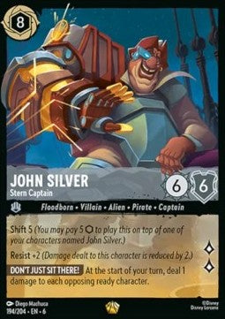 John Silver - Strenger Kapitän 6AZS-194 Legendary Near Mint Deutsch