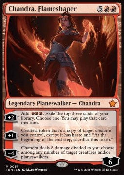 Chandra, Flameshaper FDN-81 Mythic Good Englisch