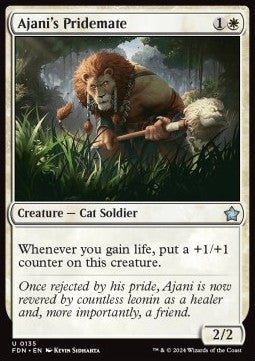 Ajani's Pridemate FDN-135 Uncommon Near Mint Englisch Foil