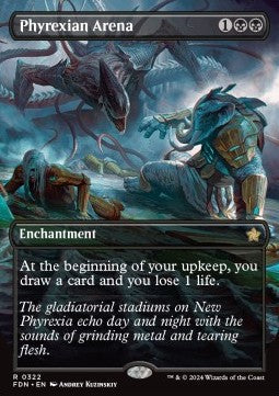 Phyrexianische Arena (V.1) XFDN-322 Rare Good Deutsch Foil