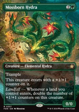 Mossborn Hydra (V.1) XFDN-337 Rare Near Mint Englisch