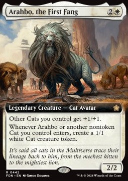Arahbo, the First Fang (V.3) XFDN-442 Rare Excellent Englisch Foil