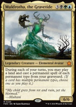 Muldrotha, the Gravetide FDN-243 Mythic Good Italienisch
