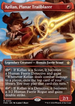 Kellan, Planar Trailblazer XFDN-330 Rare Near Mint Englisch Foil
