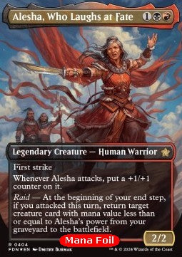 Alesha, Who Laughs at Fate XFDN-404 Rare Excellent Englisch Foil