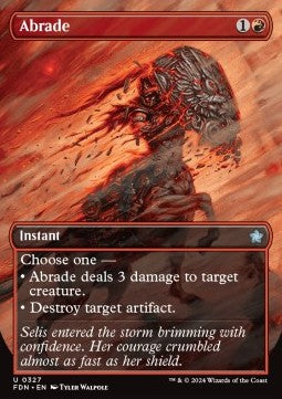 Abrade XFDN-327 Uncommon Near Mint Englisch Foil