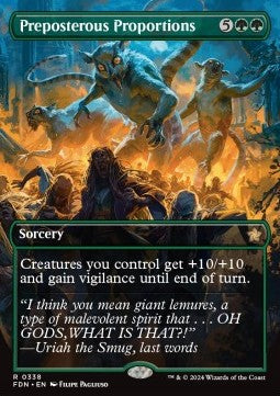 Preposterous Proportions XFDN-338 Rare Near Mint Englisch