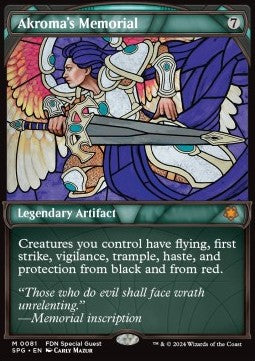Akroma's Memorial SPG-81 Mythic Good Englisch Foil