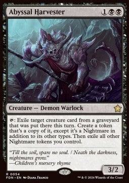 Abyssal Harvester FDN-54 Rare Near Mint Englisch Foil