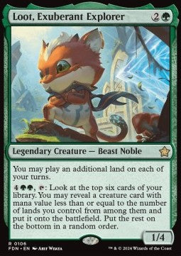 Loot, Exuberant Explorer FDN-106 Rare Near Mint Englisch Foil