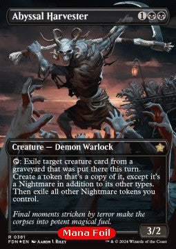 Abyssal Harvester XFDN-381 Rare Near Mint Englisch Foil